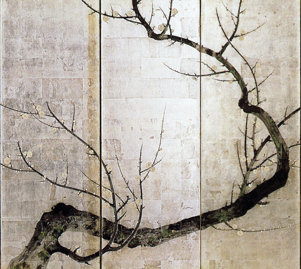 酒井抱一作、紅白梅図屏風（出光美術館）: Hearts and Numbers